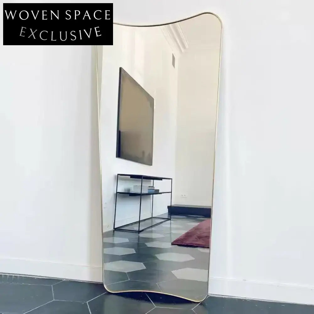 Modern Wooden Frame Full Length Wall Dressing Room Mirror