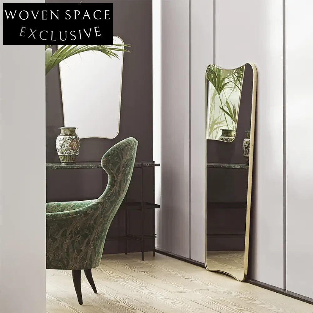 Modern Wooden Frame Full Length Wall Dressing Room Mirror