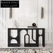 Modern Wooden Hallway Console Table - Contemporary Black or White Entryway Table