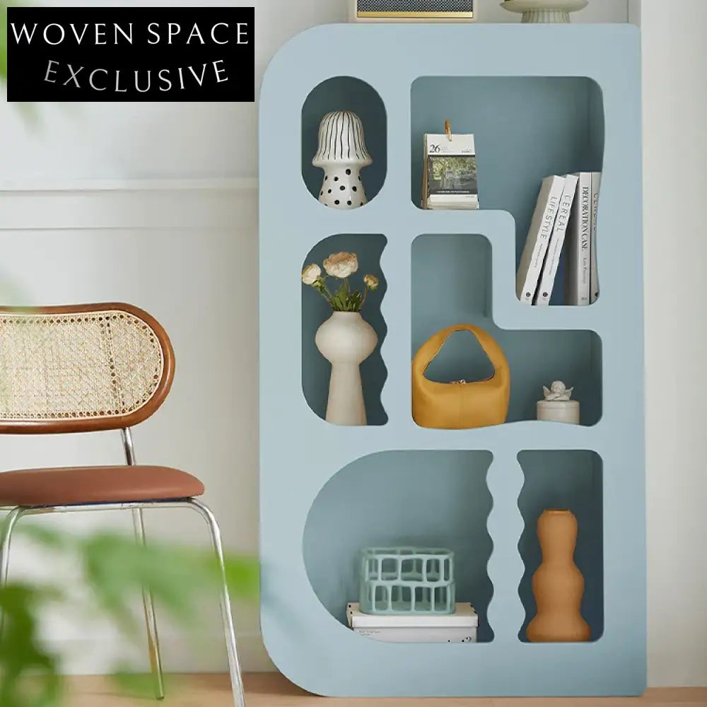 Modern Wooden Living Room Storage Bookcase Cabinet - Versatile Designer Sideboard