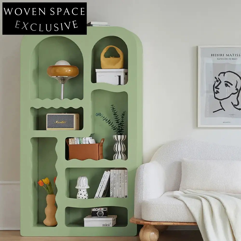 Modern Wooden Living Room Storage Bookcase Cabinet - Versatile Designer Sideboard
