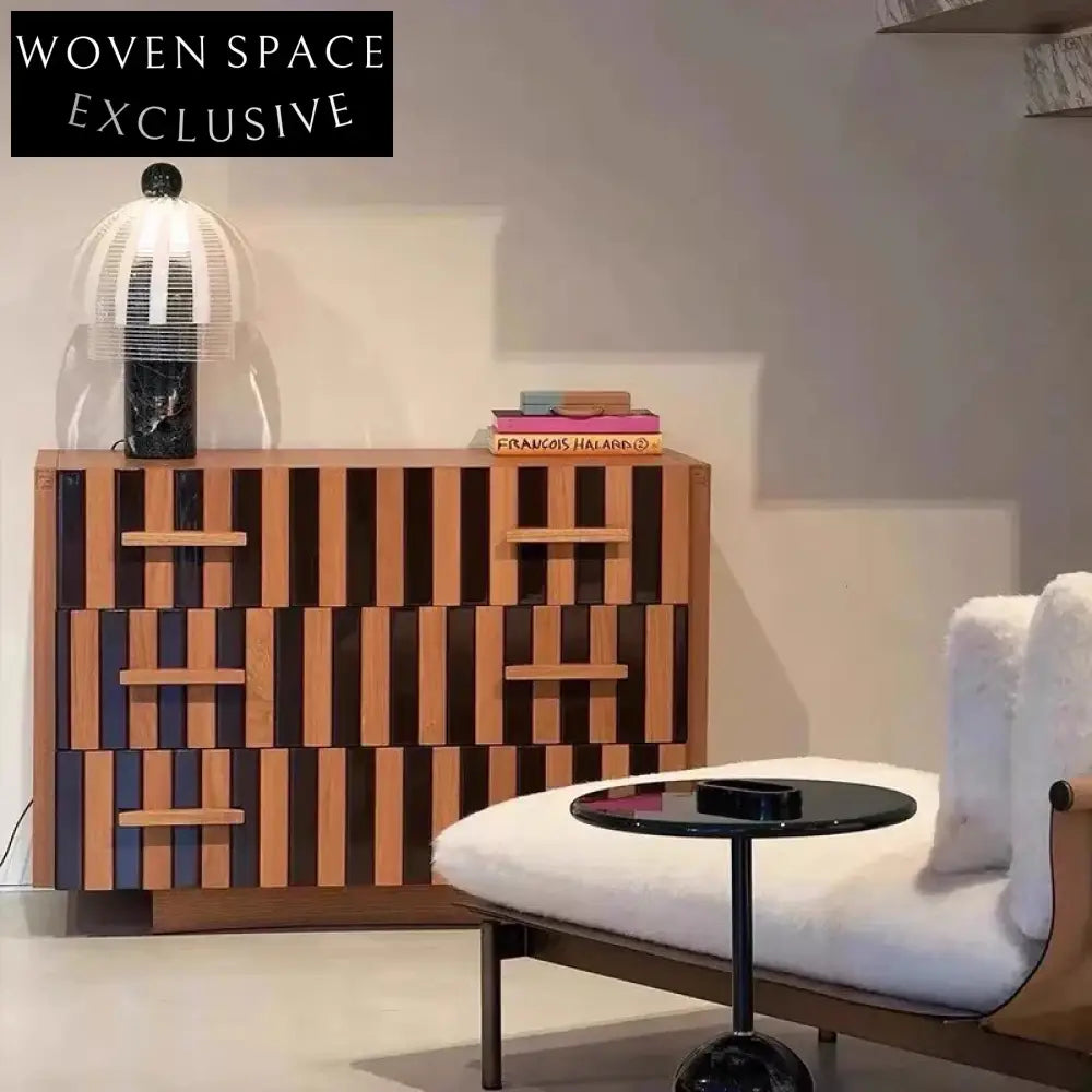 Modern Wooden Shoe Storage Cabinet for Entryway and Living Room