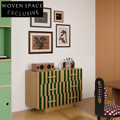 Modern Wooden Shoe Storage Cabinet for Entryway and Living Room