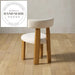 Modern Wooden Upholstered Dining Chair with Adjustable Height Kitchen Chair