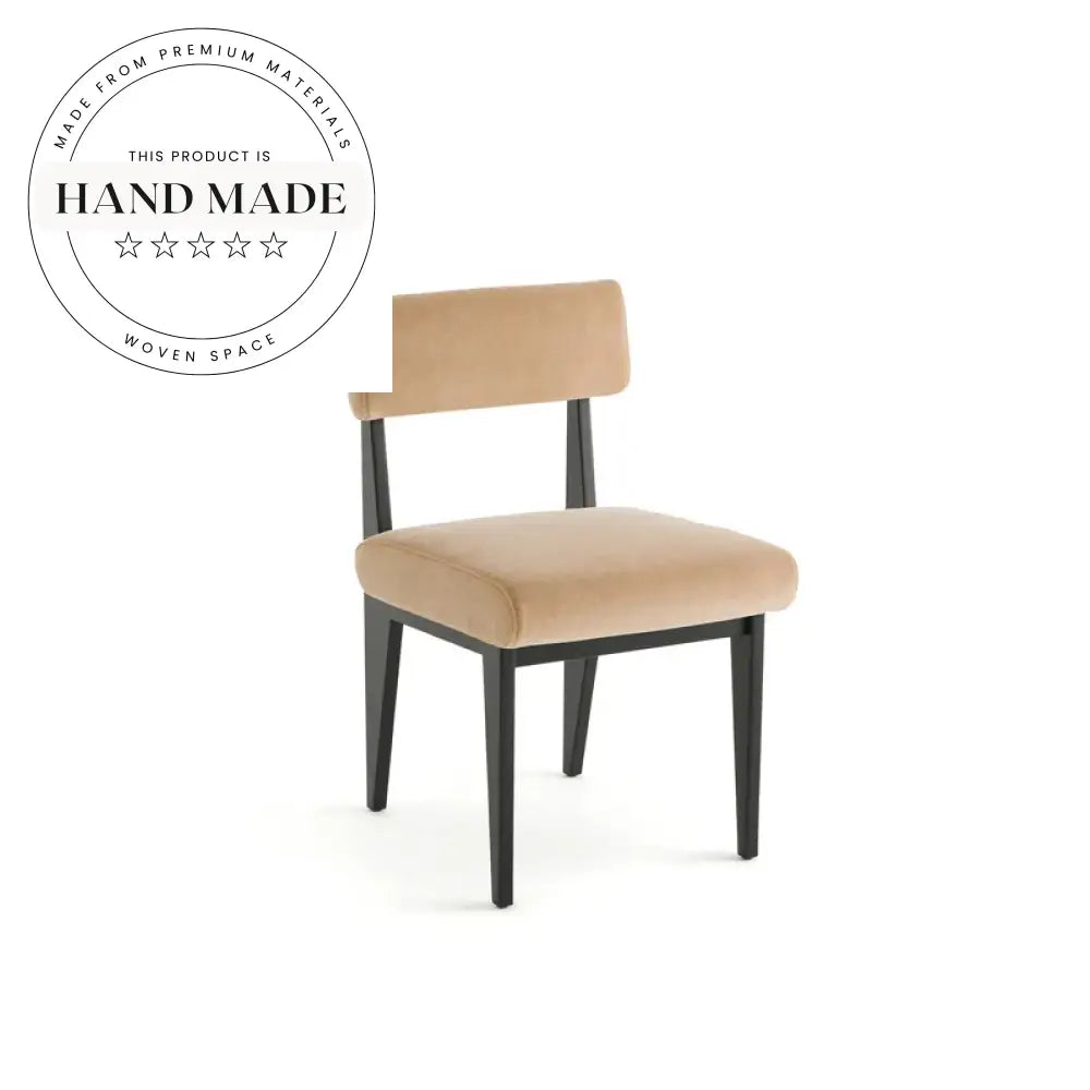 Modern Zebra Print Upholstered Solid Wood Accent Dining Chair
