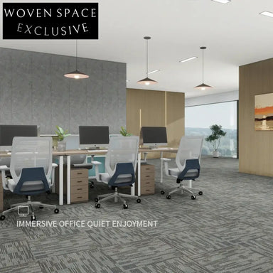 Modular Commercial Office Carpet Tiles - Thickened Non-Woven Fabric, Easy Stitching, Cuttable
