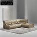 Modular Fabric Leather Sectional Sofa Set - Versatile Living Room Seating