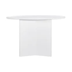 Montauk Round Dining Table - 1.2m White