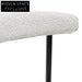 Moon White Boucle Dining Chair Dining Chairs