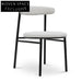 Moon White Boucle Dining Chair (set of 2) Dining Chairs