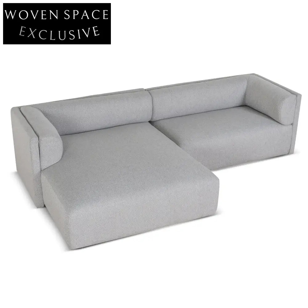 Mullen Left Chaise Sofa - Grey Chaise Sofa