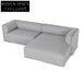 Mullen Right Chaise Sofa -Grey Chaise Sofa