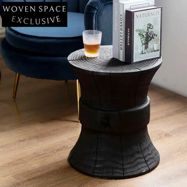 Multi-functional Solid Wood Ottoman Stool Side Coffee Table Living Room Accent Chair