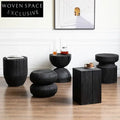 Multi-functional Solid Wood Ottoman Stool Side Coffee Table Living Room Accent Chair