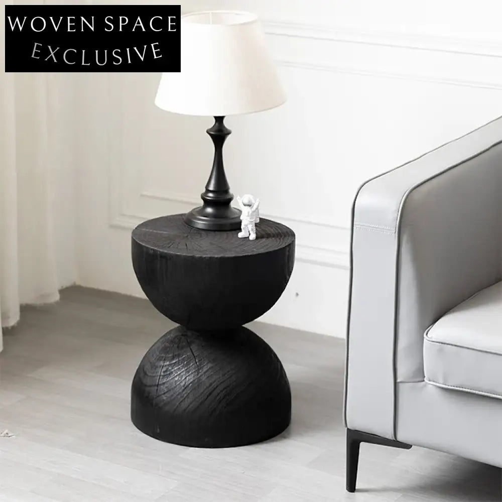 Multi-functional Solid Wood Ottoman Stool Side Coffee Table Living Room Accent Chair