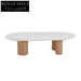 Nasim 1.5m Coffee Table - Marble/Natural Coffee Table