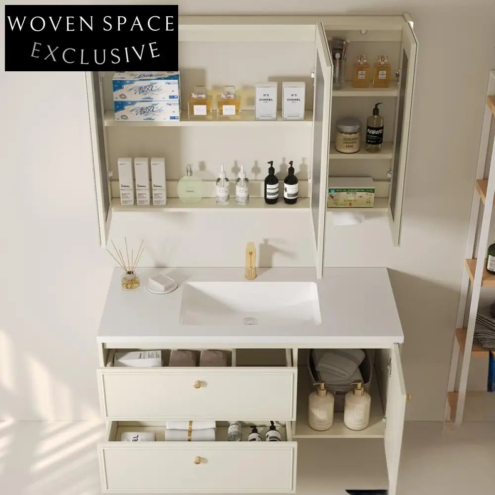 Nathan Modern Seamless Ceramic Bathroom Vanity