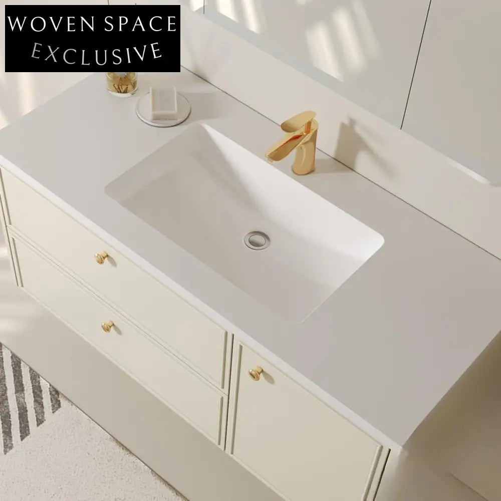 Nathan Modern Seamless Ceramic Bathroom Vanity