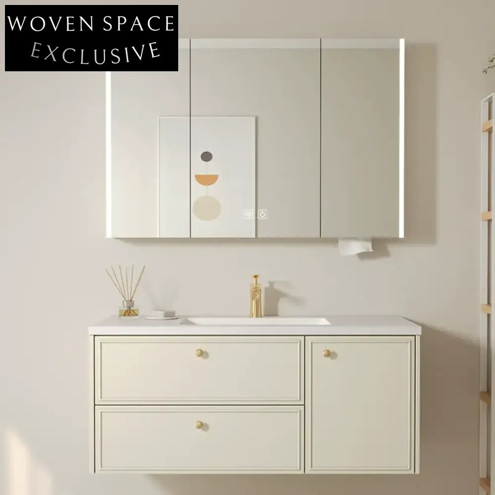 Nathan Modern Seamless Ceramic Bathroom Vanity