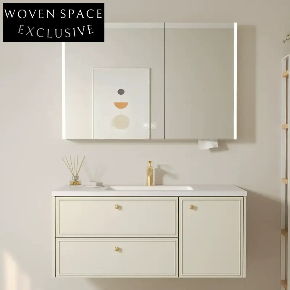 Nathan Modern Seamless Ceramic Bathroom Vanity