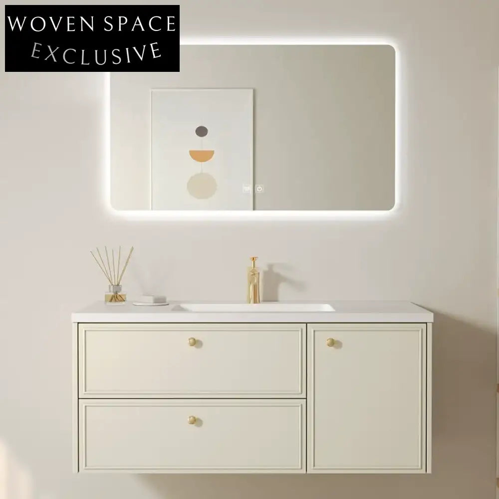 Nathan Modern Seamless Ceramic Bathroom Vanity