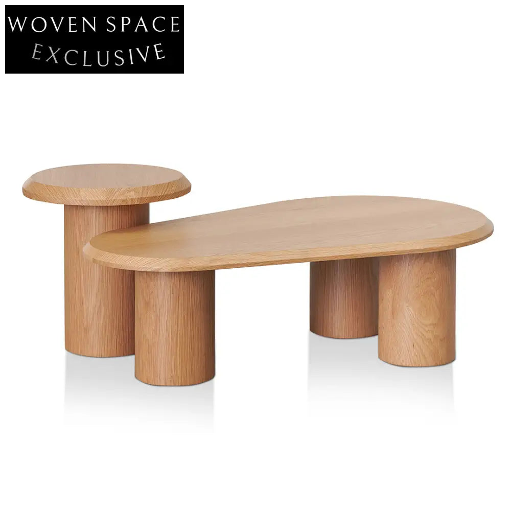 Natural Oak Nested Table Tables