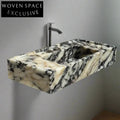 Natural Stone Calacatta Viola Sink - Handcrafted