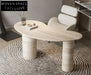 Elegant Natural Travertine Coffee Table for Modern Living Rooms and Offices