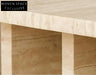 Elegant Natural Travertine Coffee Table for Modern Living Spaces, Unique Stone Design