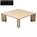 Natural Travertine Stone Square Modern Living Room Coffee Table