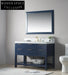 Navy Blue Modern Tall Bathroom Vanity Cabinet with Soft-Close Drawers