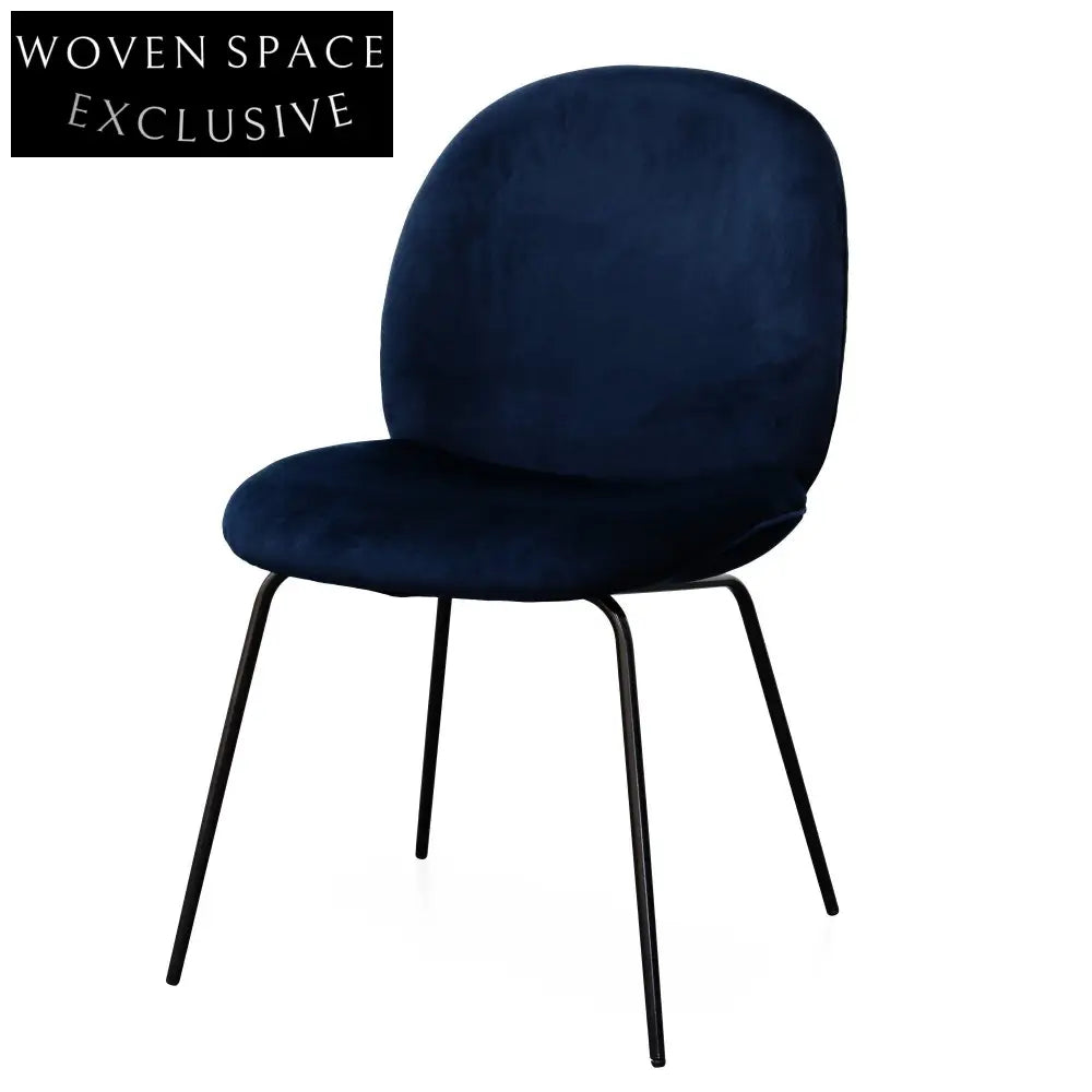 CDC6130-KSO Dining Chair - Navy Velvet