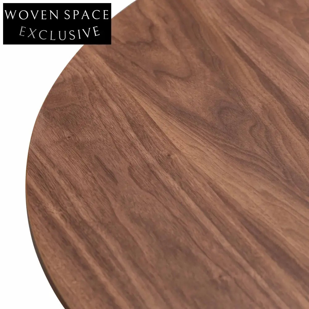 Nest of Light Walnut Coffee Table - Black Coffee Tables