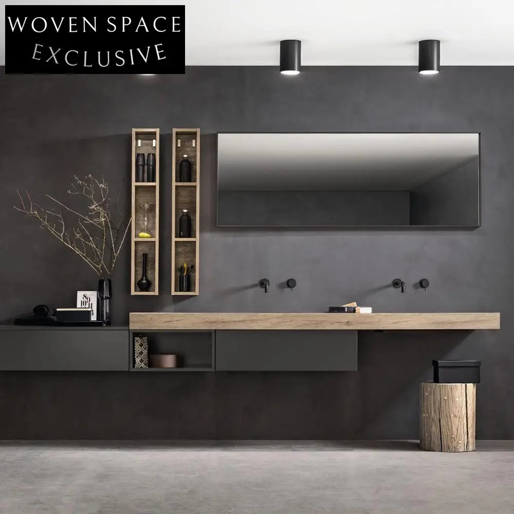 Nicholas Medieval Oak Elm Double Basin