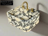 Nico Calacatta Viola ribbed marble sink