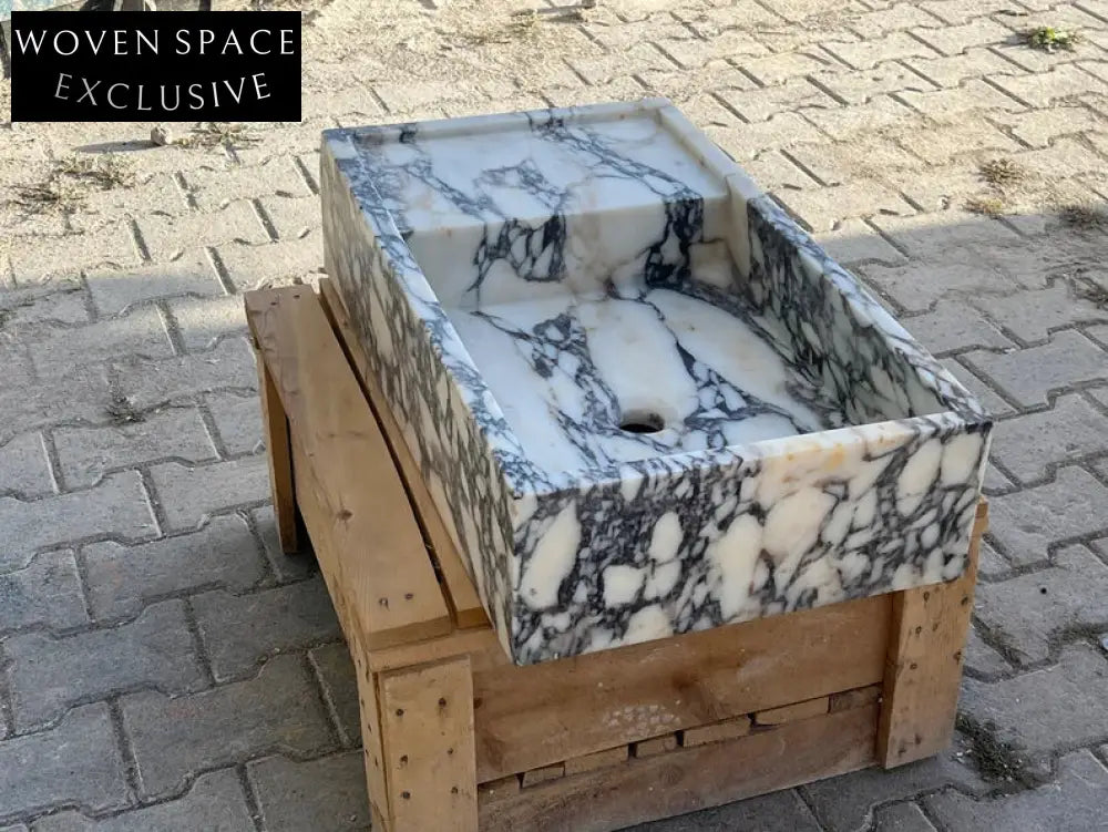 Nicola Viola Marble Sink Trendy Bathroom Vanity Basin