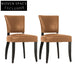 Noah Dining Chair Set of 2 - Tan Leather