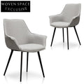 Nola Plywood Dining Chair - Beige (Set of 2)