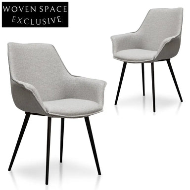 Nola Plywood Dining Chair - Beige (Set of 2)