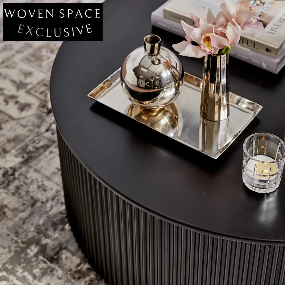 Nomad Round Coffee Table - Black Coffee Table