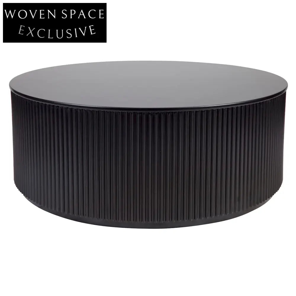Nomad Round Coffee Table - Black