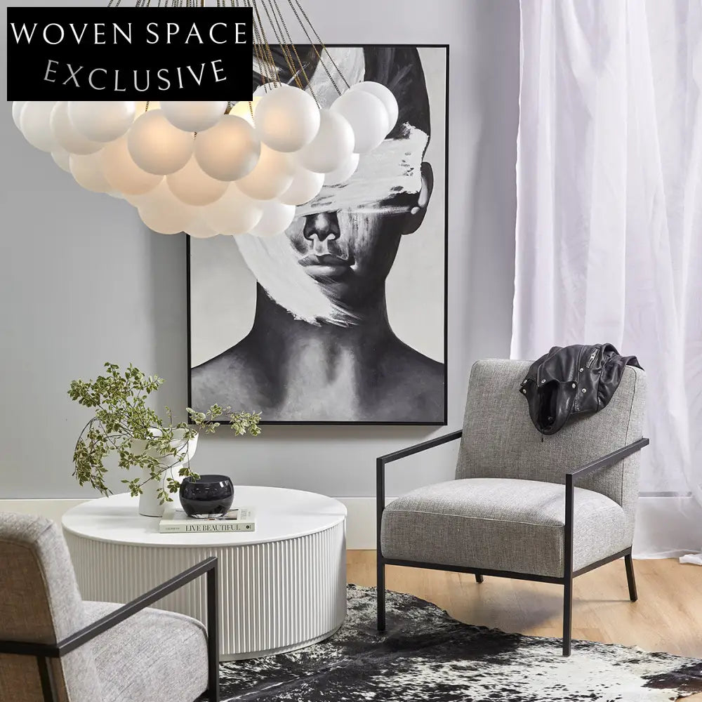 Nomad Round Coffee Table - White Coffee Table