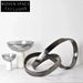 Nordic Abstract Aluminum Sculptures: Modern Irregular Home Decor Ornaments for Living Spaces