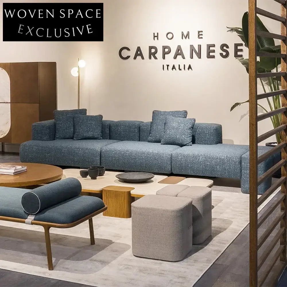 Nordic Boucle Fabric Sectional Sofa Set for Modern Living Room Spaces