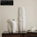 Nordic Ceramic Elegant Home Decor Vase, Modern Artistic Tabletop Accent Vase
