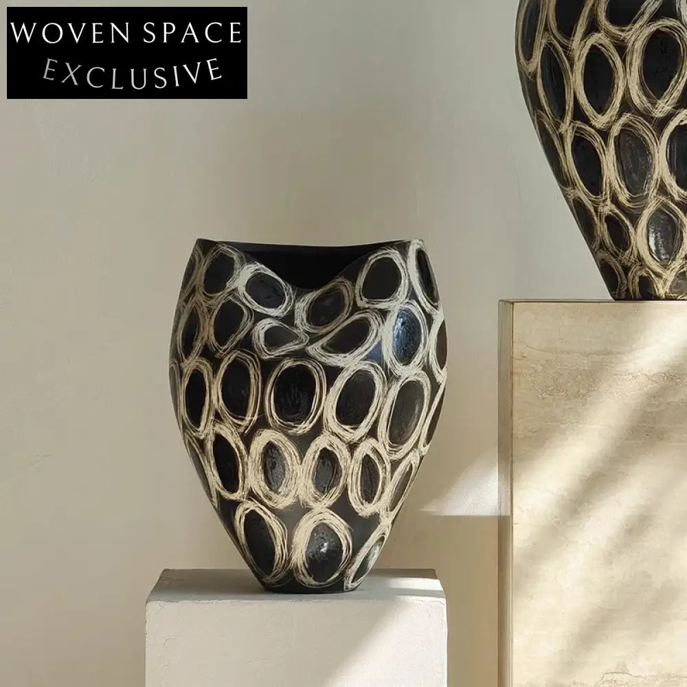 Nordic Ceramic Flower Vase for Modern Home Decor, Elegant Accent Vase