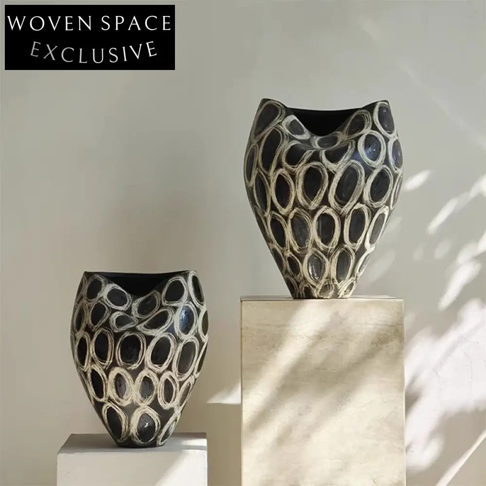 Nordic Ceramic Flower Vase for Modern Home Decor, Elegant Accent Vase