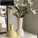 Nordic Cone Shape Durable Ceramic Home Decor Living Room Table Vase