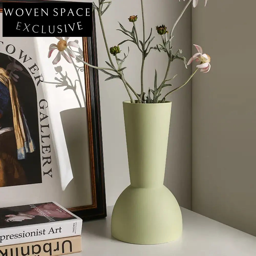 Nordic Cone Shape Durable Ceramic Home Decor Living Room Table Vase