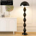 Nordic Creative Arc Smart LED Glass Standing Floor Lamp for Living Room